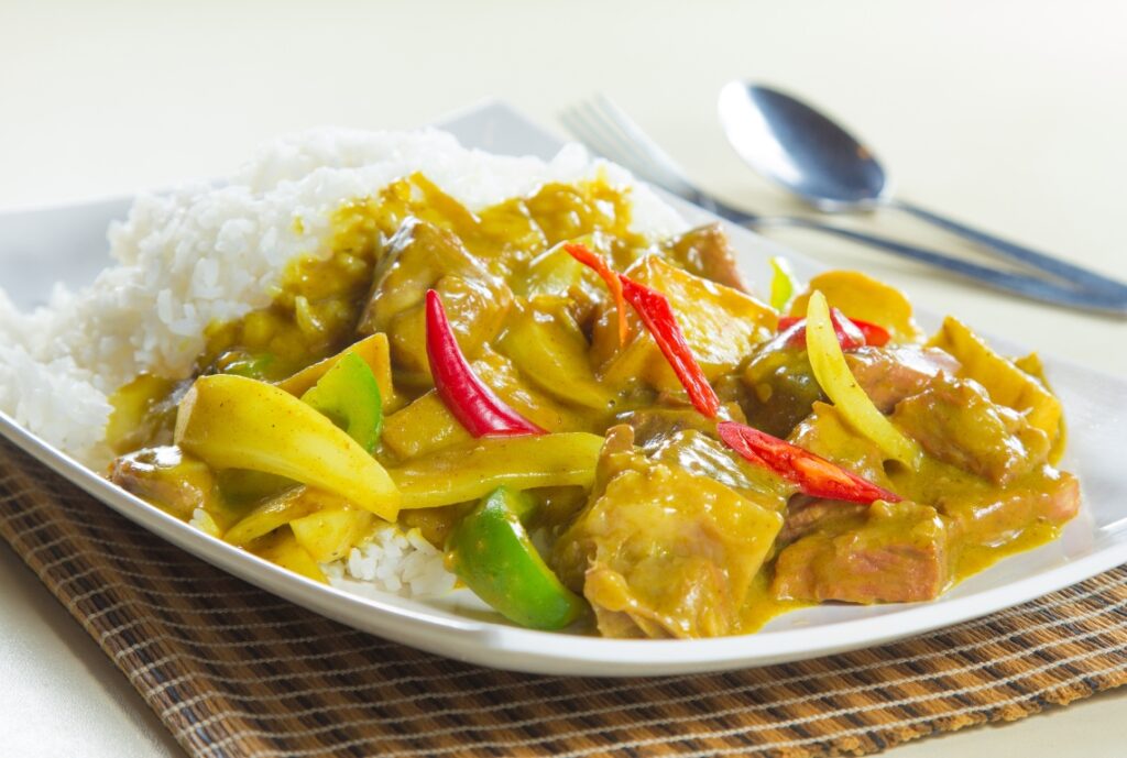 Reis-mit-Gemüse-Curry